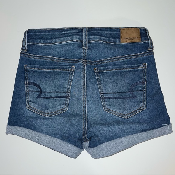 American Eagle Outfitters Next Level Stretch Jean Shorts - Picture 2 of 2
